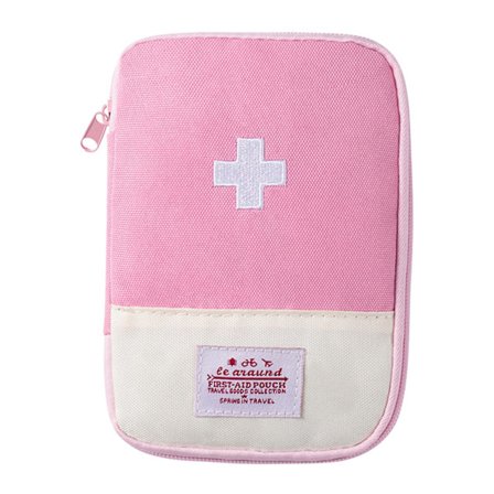 Bærbar tom veske for medisin Multifunksjonell oppbevaringsveske for nødmedisin for hjemmet