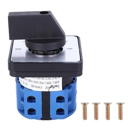 5-posisjons universell roterende kam-bryter CA10 0 1 2 3 4