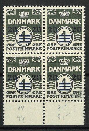 Færøerne - 4-blok AFA 2A - Postfrisk