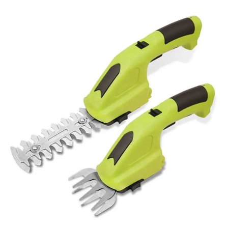 Busktrimmer - Två-i-ett handhållen häcktrimmer, elektrisk gräsklippare, häcktrimmer/gräsklippare med laddning.