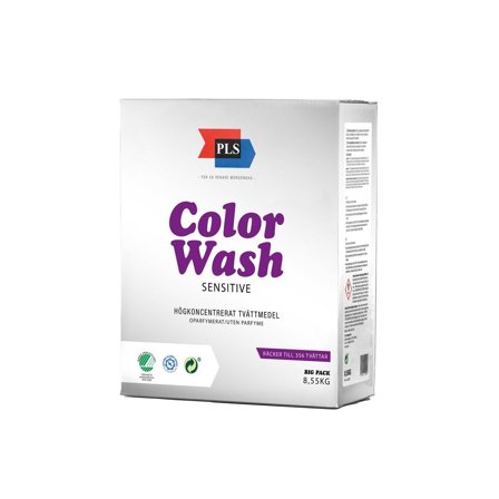 PLS Tvättmedel ColorWash sensitive 8,55kg - Lyreco - Städ och hygien - Tvättmedel och klädvård - Tvättmedel