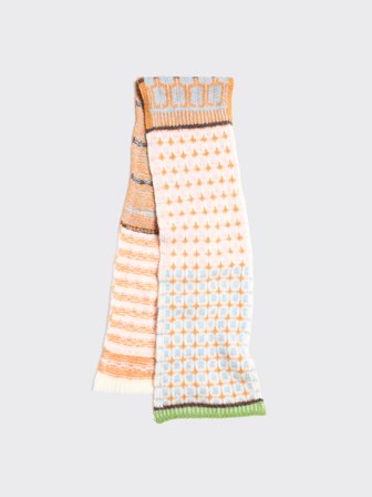 Holzweiler Norwegian Wool Scarf - Blue mix - Unisex - One size