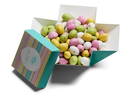 Påskkub påskmönster mjölkchokladägg 200g - Lyreco - Profilsortiment - Säsong - Påsk