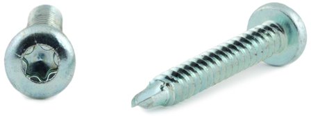 REYHER 075043010035013 Skrue 3,5x13 mm, RTB, FZB, DIN7504N, pakke med 1000, Befæstelse