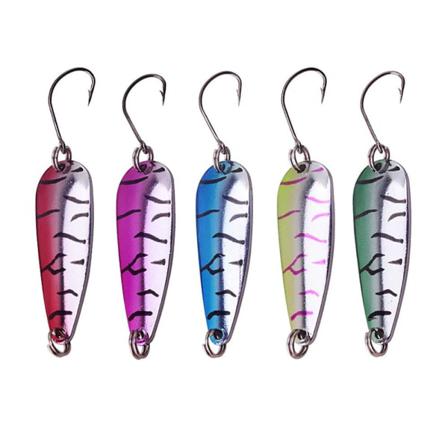5-pack Skeddrag Silver / Färg 45 Mm Multifärg
