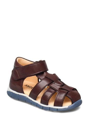 Sandals - Flat - Closed Toe - Shoes Summer Shoes Sandals Brun ANGULUS