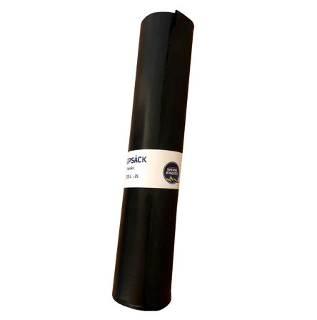 TRIOWORLD Plastsäck Mono LDPE 125L 40my svart 25/rl - Lyreco - Städ och hygien - Påsar och säckar - Plastsäckar