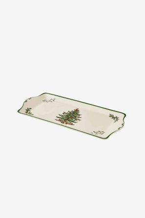 Spode - Bakke Christmas Tree - Hvid - Serveringsfade - Fra Homeroom
