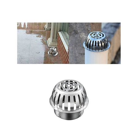 Rustfrie takrenner i rustfritt stål - Metall takrennebeskyttelse - Takrennedekselbeskyttelse - Vanntette takrennegitter