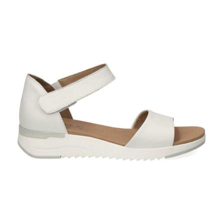 Caprice, white casual open sandals Wit, Dames, Maat:37 EU
