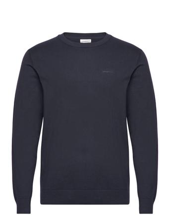 Knitted O-Neck Sweater Lindbergh Navy