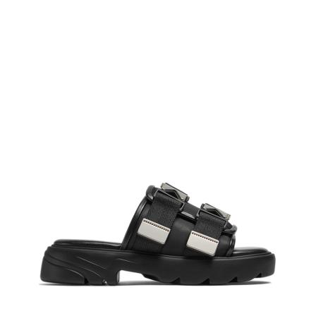 Bottega Veneta, Sliders Czarny, Kobieta, Rozmiar: 36 EU