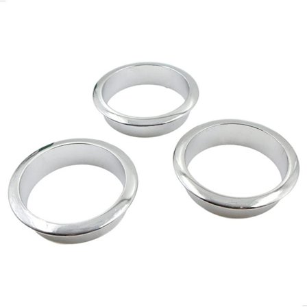 Kabelgjennomføringsdeksel Metall Skrivebordsgjennomføring 60mm - Dekorativ ring kompatibel Møbelgjengeboks, Datamaskin Skrivebord Ledningshåndtering, 