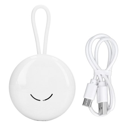 Mini Tannbørste UV Rengjøringsetui Intelligent USB-lading Hengende Tannbørste UV Rengjøringsboks for Reise Hvit