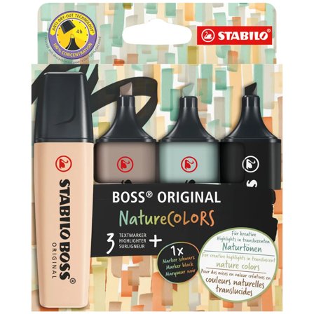 Stabilo Boss Nature Colors Lot de 4 No.2