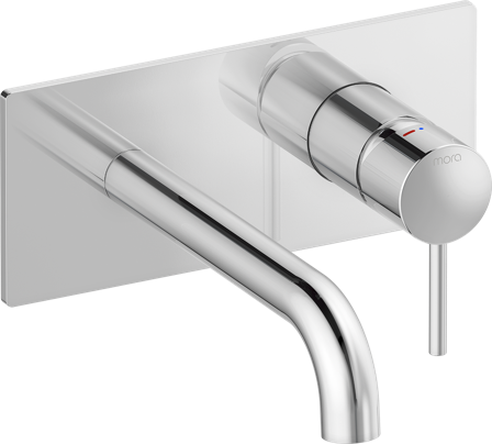 Mora INXX II 275210 Täckplatta utvändig, inkl. pip, vred och täckplatta Krom, Badrum