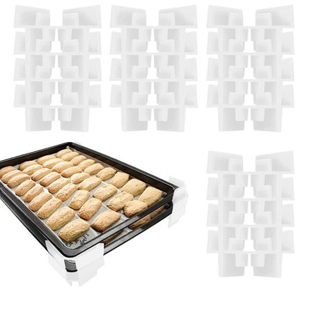 12 stk Skuffstabler Frystørketrommel HVIT