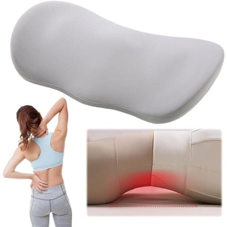 Ryggpute med ryggstøtte for kontorstol og bil - Ergonomisk korsryggpute_TF_TF