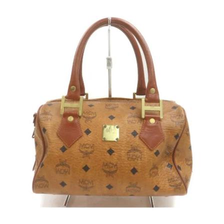 MCM Pre-owned Pre-owned Canvas handTass , Bruin , Dames , Maat: ONE Size Vintage Tassen