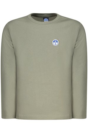 North Sails T-shirt Maniche Lunghe Bambino Verde