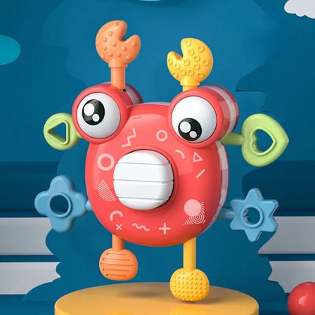 Montessori vauva lelu rapu käsi sormi painatus veto lelu kehittävä aisti lelut 0-12 kk hampaat