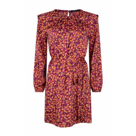 Ydence Dress Amy Purple Flower , Paars , Dames , Maat: S Casual jurken