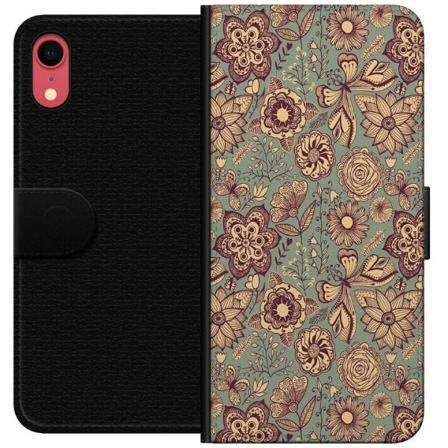 Apple Iphone Xr Plånboksfodral Vintage Flowers