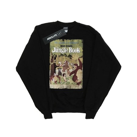 Disney Boys The Jungle Book Retro Poster Sweatshirt 7-8 år B