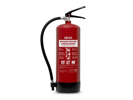 NEXA Brandsläckare pulver 6kg röd 55A 233B C - Lyreco - Skyddsutrustning > Brandskydd och säkerhet > Brandsläckare