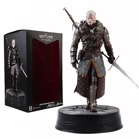 The Witcher 3: Wild Hunt Geralt Of Rivia Action Figur Leker Game Figurine 24cm Pvc Collection Model Ornaments Gave Til Barn