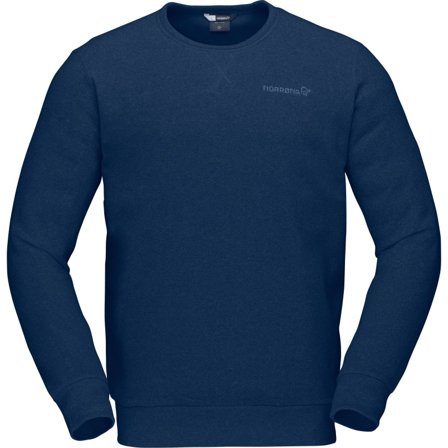 Norrøna Unisex Norrøna Crew Neck Unisex long-sleeved sweaters Blue S