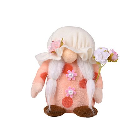 Söt Mors Dag Tomte Docka Plysch Ansiktslös Docka Handgjord Tomte Svensk Nisse Leksak Skandinavisk Dvärgalv Plyschdockor för Högtidsfest