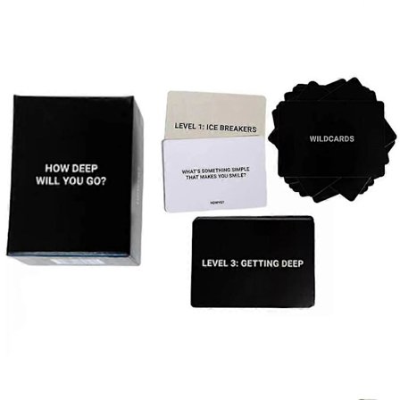 Hur Djupt Kommer Du Att Gå? Frågekortsspel, Djup Konversationskortsspel