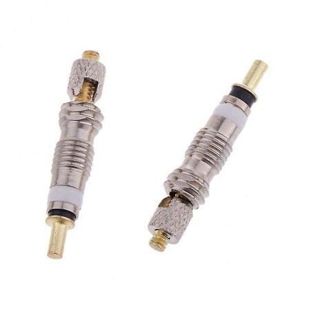 Cykelslanger - 4x 2 stk. Sølv Presta Ventilkerner