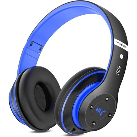 Bluetooth-hörlurar Over Ear, med HD-mikrofon, FM, TF för PC