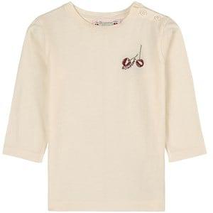 Bonpoint Tahsina Branded T-shirt Blanc Naturel 18 Months - Tops - 18 months - White