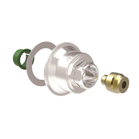 Vatette V6 Koblingsskive for plastrør 15 mm rørdiameter, Installasjon