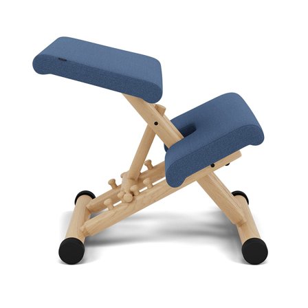 Varier Furniture Multi - Blue Wool - Natural base