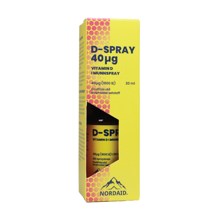 Nordaid D-Spray 40 μg Munnspray, 30 ml