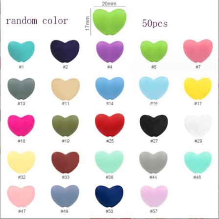 50 STK Silikone Perler Håndlavet Crafts Bead Kit