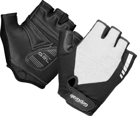 GripGrab Women's ProGel Padded Short Finger Glove Women workout gloves White L