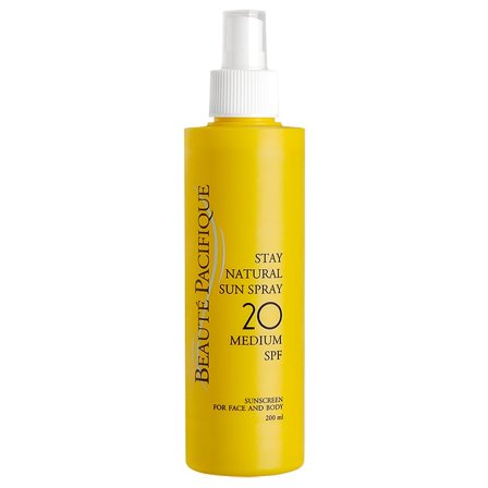 Beauté Pacifique Stay Natural Sun Oil Spray SPF 20 200 ml, Skincare, Solcreme, Solcreme Til Ansigtet