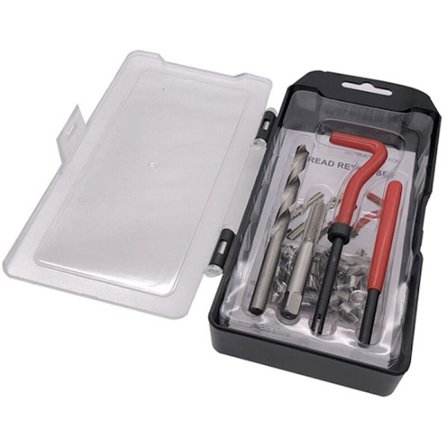 15 stk. M-10 X 1.0 Gevindreparationssæt Helicoil Kompatibel 10 mm Beskadigede Gevind