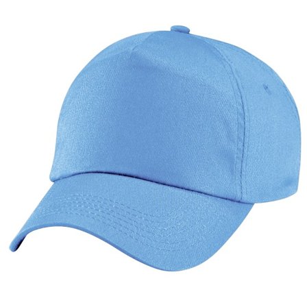 Beechfield Original 5-panel keps i enfärgad unisexmodell för juniorer
