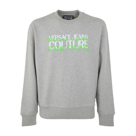 Versace Jeans Couture, Sweatshirts Grijs, Heren, Maat:S