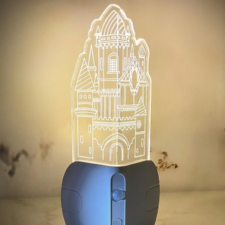 Magnetisk absorptionsladdning Liten nattlampa 1 1