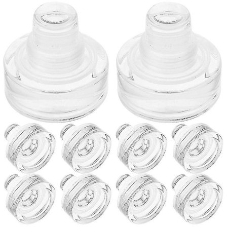 10 st T-formade glasproppar Vinproppar Flaskproppar Återanvändbara vinflaskproppar[ALJ] (FMY) Som Visas Som Visas