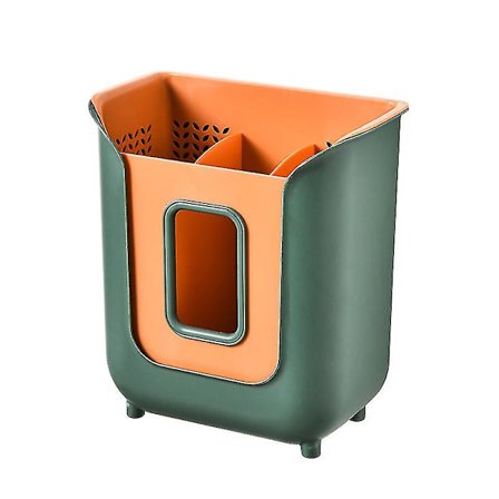 Husholdnings Spisepinde Stativ Væghængt Spisepinde Tønde Køkken Spisepinde Tønde Stativ