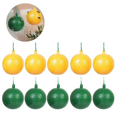 10 kpl hedelmäkärpäsloukkua tahmealla hyttysten tappaja hedelmäkärpäsloukuilla tehokas kärpäsansa hyönteisansa sisä- ja ulkokeittiöön