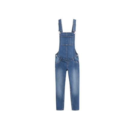 Mango Graviditetsoveralls Blå, Dame Straight